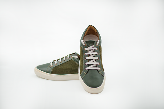 Mustang - Verde with white sole - Mohrasneakers