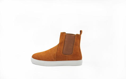 Friesian - caramel with with White Sole - Mohrasneakers