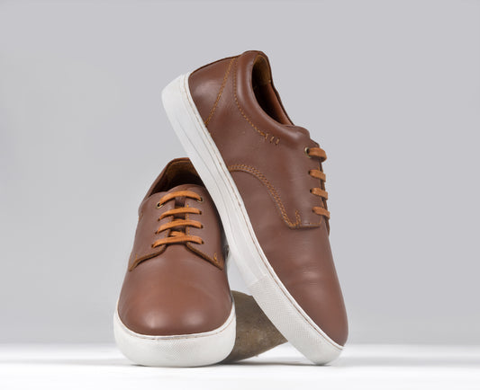 Astra - Caramel with White Sole - Mohrasneakers