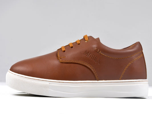 Astra - Caramel with White Sole - Mohrasneakers